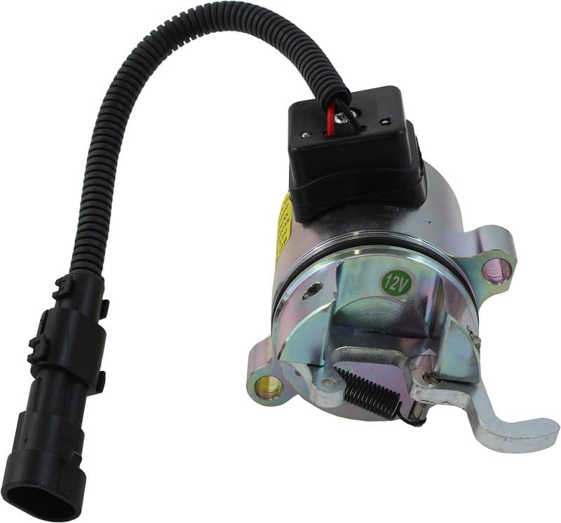 Gladiator New Fuel Shut Off Solenoid with 12 Volt Pigtail Compatible with Deutz Starters Deutz 1011 and 2011 Engines 04287116 0428-7116 0428-7583 04287114 0428-7114 04287583