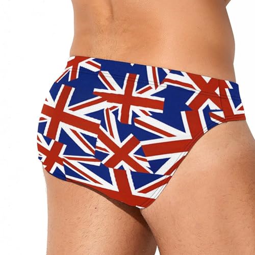 United Kingdom UK Flag Men's Swim Briefs Sexy Bikini Swimsuit Beach Shorts Underwear Low Waist3