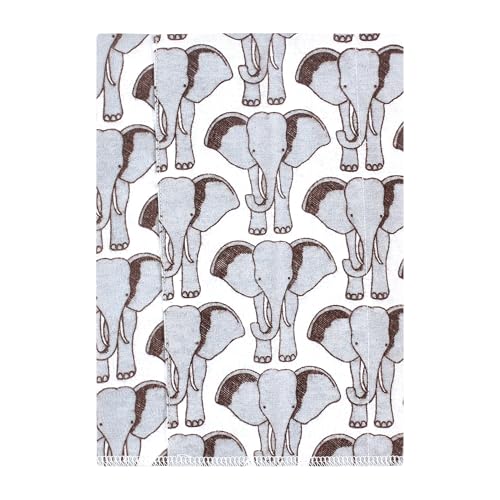 Image of Hudson Baby Cotton Flannel Burp Cloths 4-Pack, Wild Safari Adventures, One Size