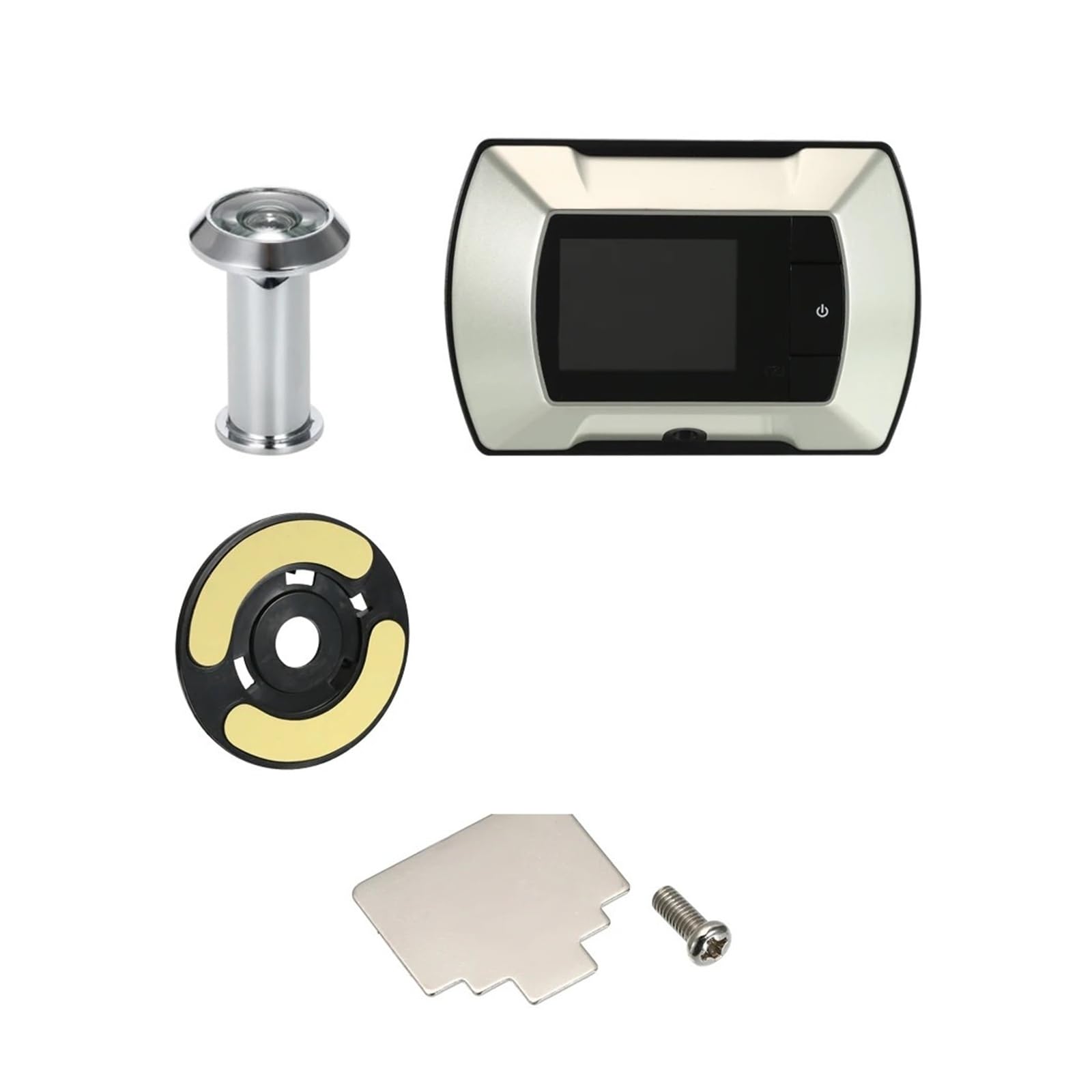 Jojide Boys One Color Video Doorbell, 2.4" Lcd Visual Monitor Door Wireless Viewer Camera Digital Electric Peephole Doorbell Monitor