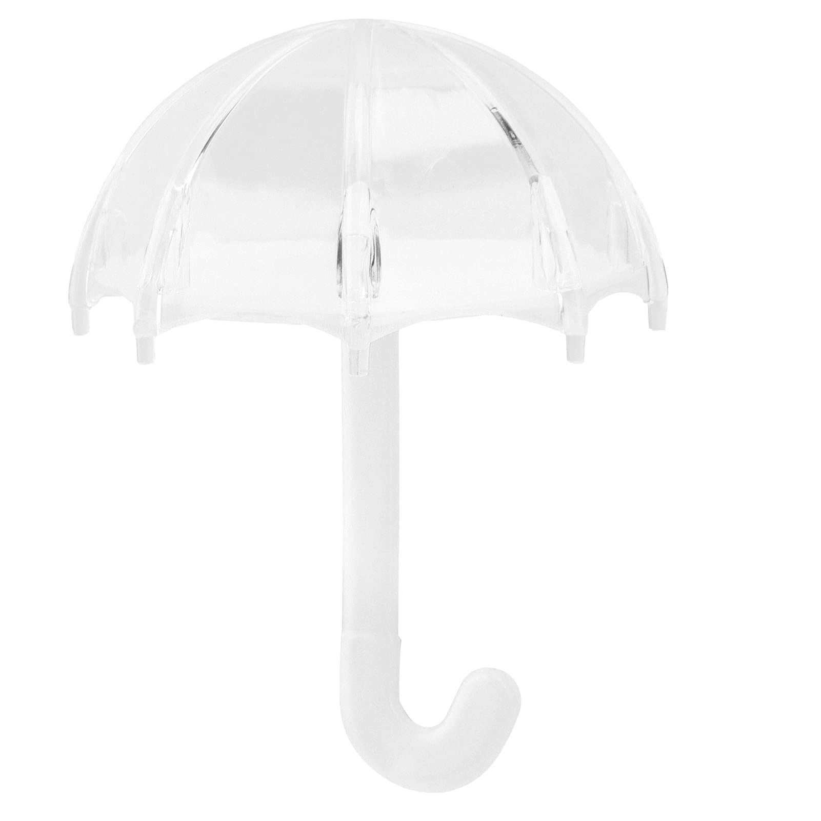 Candy Box,12Pcs Umbrella Shape Candy Box Plastic Candy Case Container Wedding Decoration Party Supplies(white)
