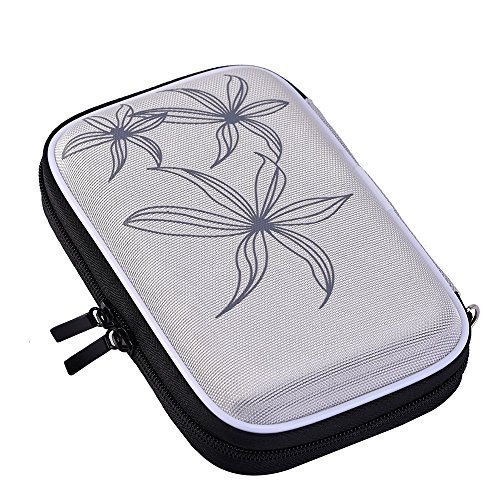 Technotech WD White 2.5" HDD Case Bag for Portable Hard Drive Enclosure Shockproof Zipper Case-image-21