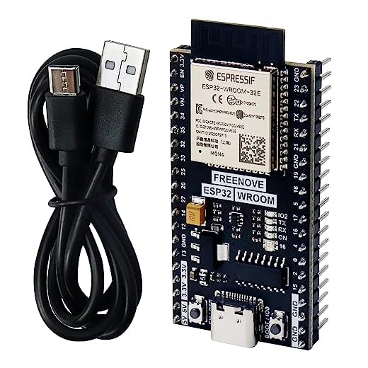 Freenove ESP32 Dev Board Kit, Sviluppo di Microcontrollori Dual-Core 32-Bit 240 MHz, WiFi+BT a Bordo, Codice Python C, Esempio di Progetti Tutorial