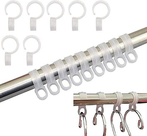 Miniatura 6 de 20 ganchos para colgar a prueba de viento, accesorio de armario, estante de secado de ropa antideslizante, gancho para colgar el viento (para tubo