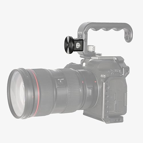 Miniatura 8 de NICEYRIG Adaptador de roseta M6 para orificio de localización ARRI, compatible con mango lateral de madera de montaje rosetón y abrazadera de