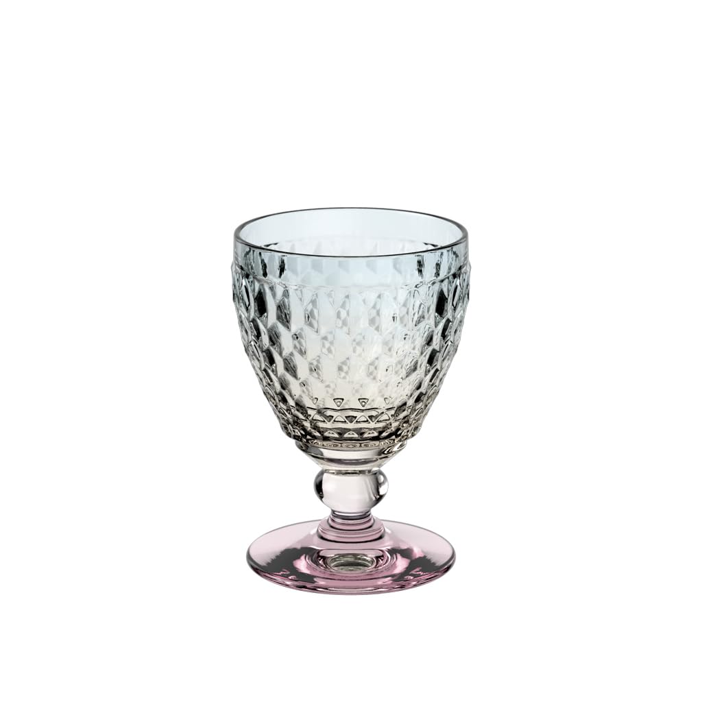 Villeroy & Boch - Boston Pearl White Wine Glass Pearlescent Colour, Dishwasher-Safe, Wine Glass, Glass for White Wine, Colourful, Exceptional & Crystal