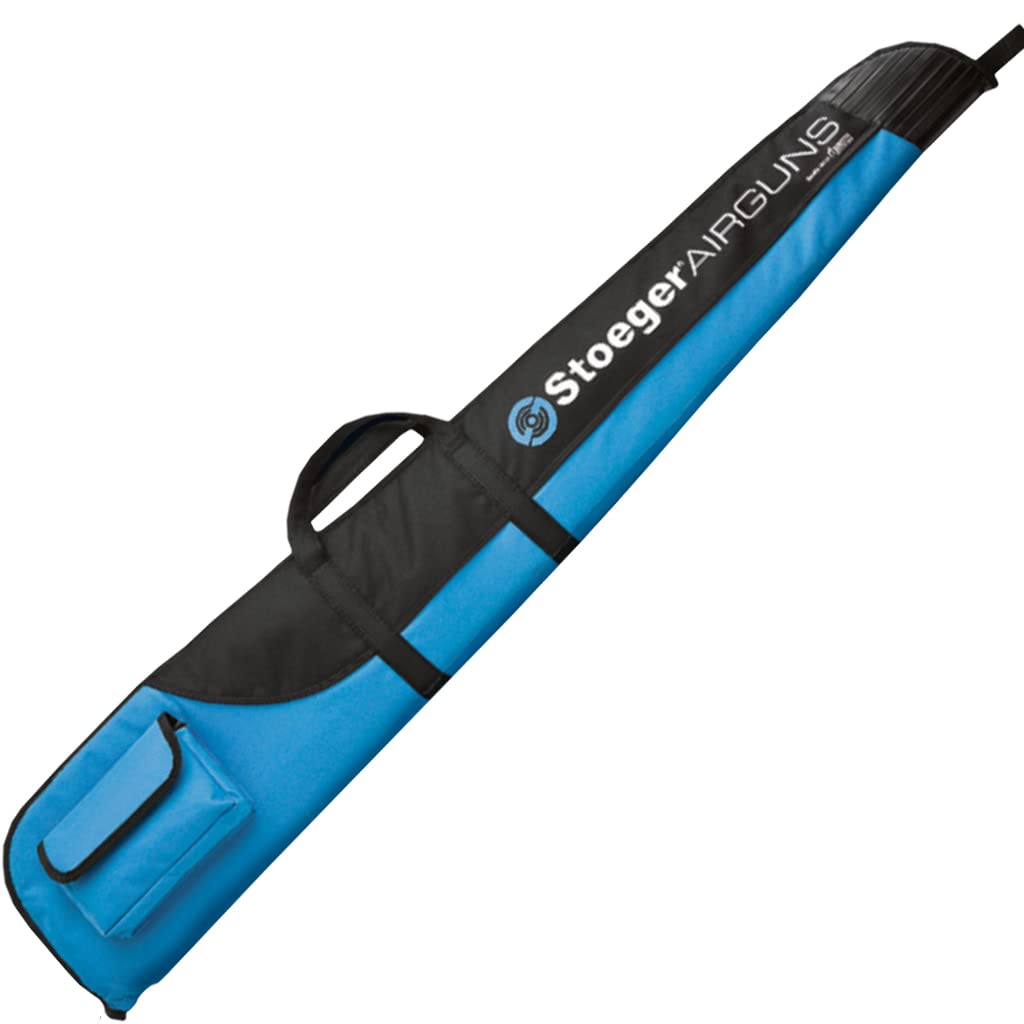 ECOMMUR Funda Sag X50 (130 cm) | Custodia imbottita blu e nera per fucili, carabine, fucili a pallini o armi da softair