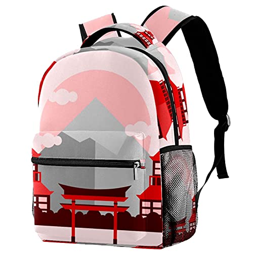Sac à dos pour ordinateur portable à motif papillon et abeille grande capacité avec fermeture éclair
