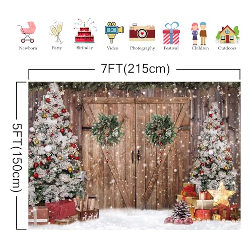 Fondo Fotográfico Navideño de Tela Poliéster 215x150 cm miniatura 2