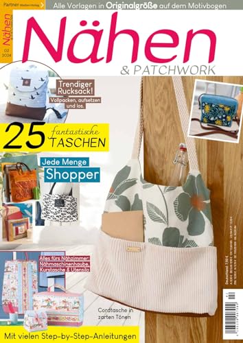 Nähen und Patchwork 02/2024 - Taschen