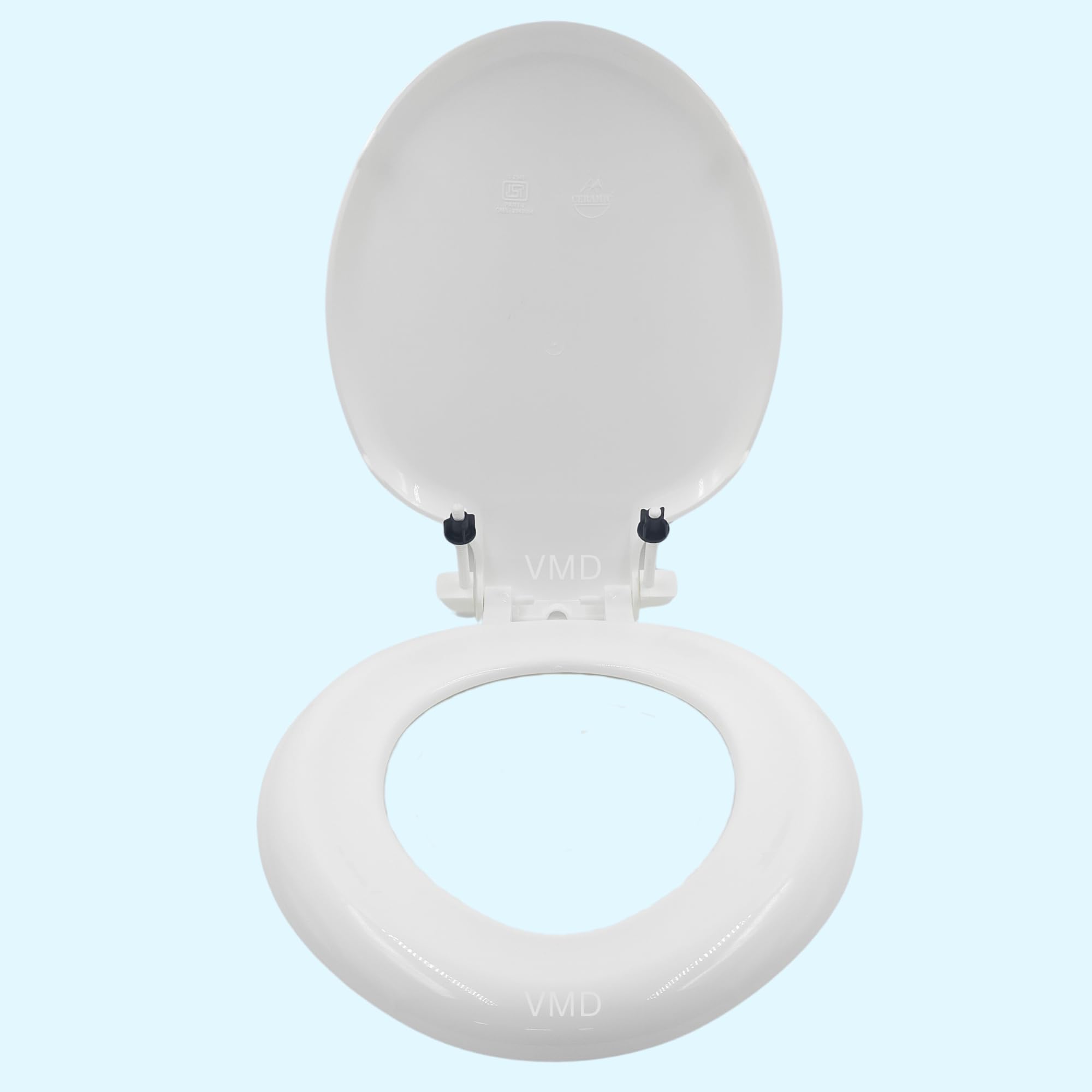 VMD, Unbreakable WHITE Toilet Seat Slow Close/Oval Shaped/Toilet Seat for Bathroom/High Gloss Finish/Comfort Seating/Easy Maintenance/Seat Closes Quietly (Pack of 1) (B0D187Q76B) Amazon Price History, Amazon Price Tracker