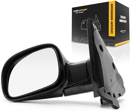 Espejo de puerta para Dodge Caravan 2006 2007 lado del conductor Manual No calentado Pintura a juego 4894411AE CH1320203