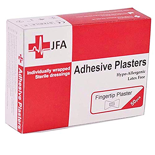JFA Medical Lot de 50 plâtres transparents résistants au lavage 40 x 60 mm