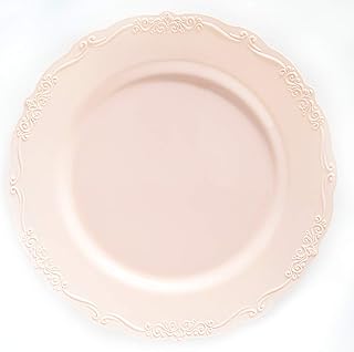 DecorLine Antique Pink Plates - 7.5