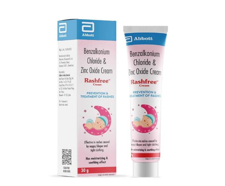 Rashfree - Diaper Rash Prevention Cream | Nappy cream for your newborns | Rash treatment cream for baby | 30g-image-23