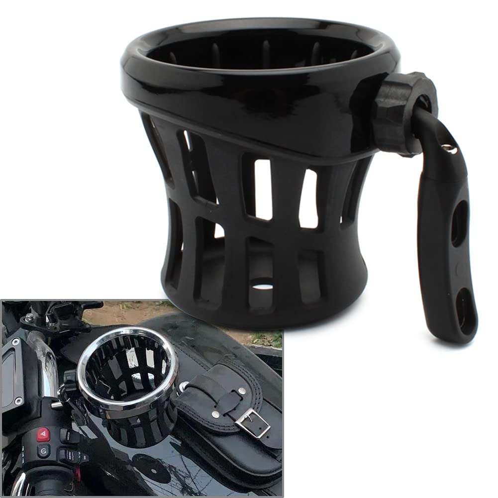 GZYF Motorcycle Handlebar Perch Water Cup Drink Holder Compatible with for BMW R18 / R18 Classic All Years, Black
