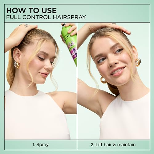 Garnier Fructis Style Full Control Anti-Humidity Hairspray, Ultra Strong Hold, 8.25 oz. - image 5