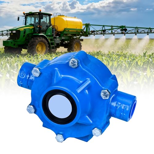 7560C cast iron 8 roller pump compatible with Hypro 7560C 8 Roller Pump 22.5GPM 300PSI max pressure with standard 3/4 NPT 15/16 solid shaft for agricultural industry
