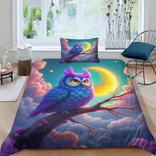 Housse de couette 135x200cm microfibre avec zip invisible par Hiouf