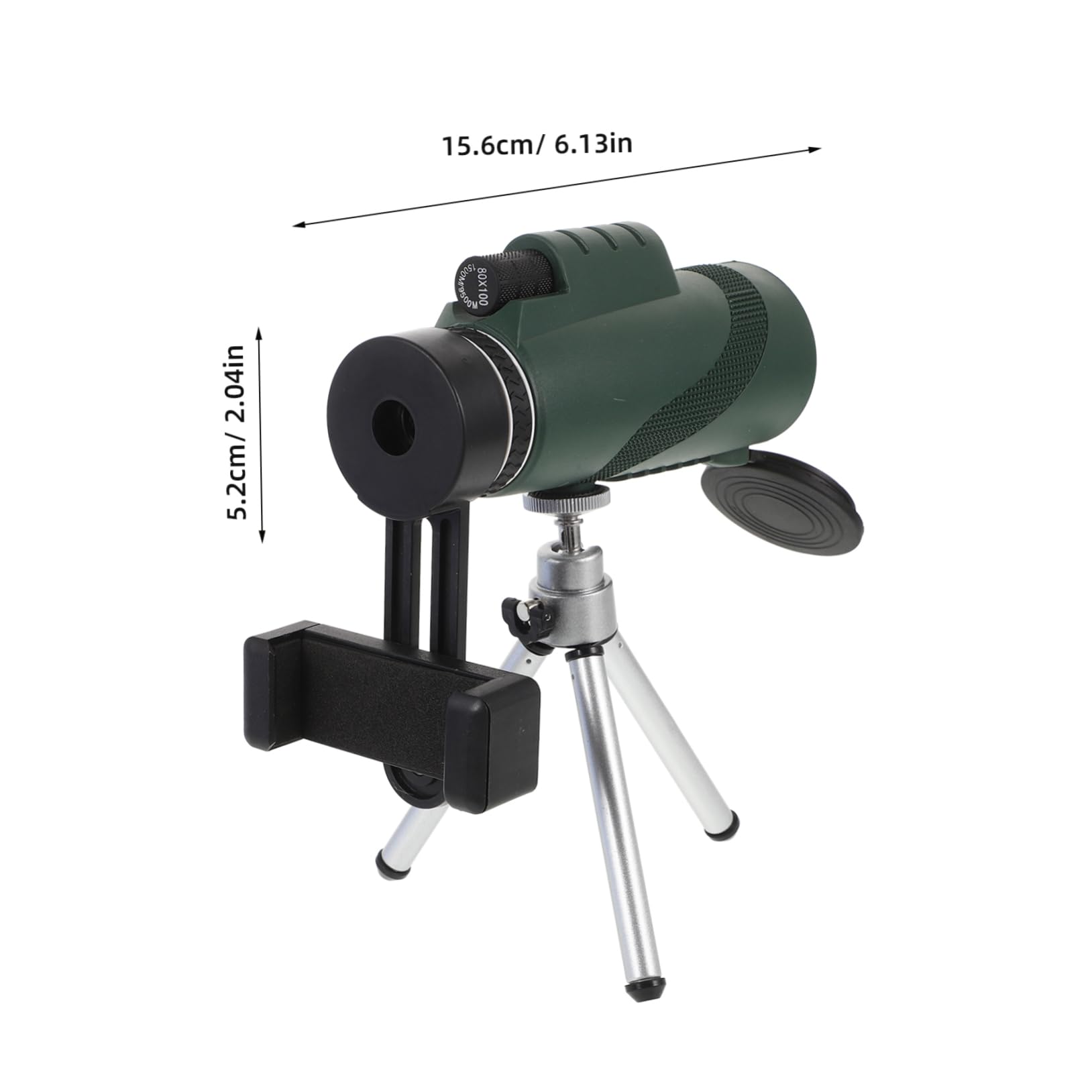 BELLIFFY Mini Telescope for Adults Bird Watching Hunting Hiking Camping 80x100 Magnification Compact Design