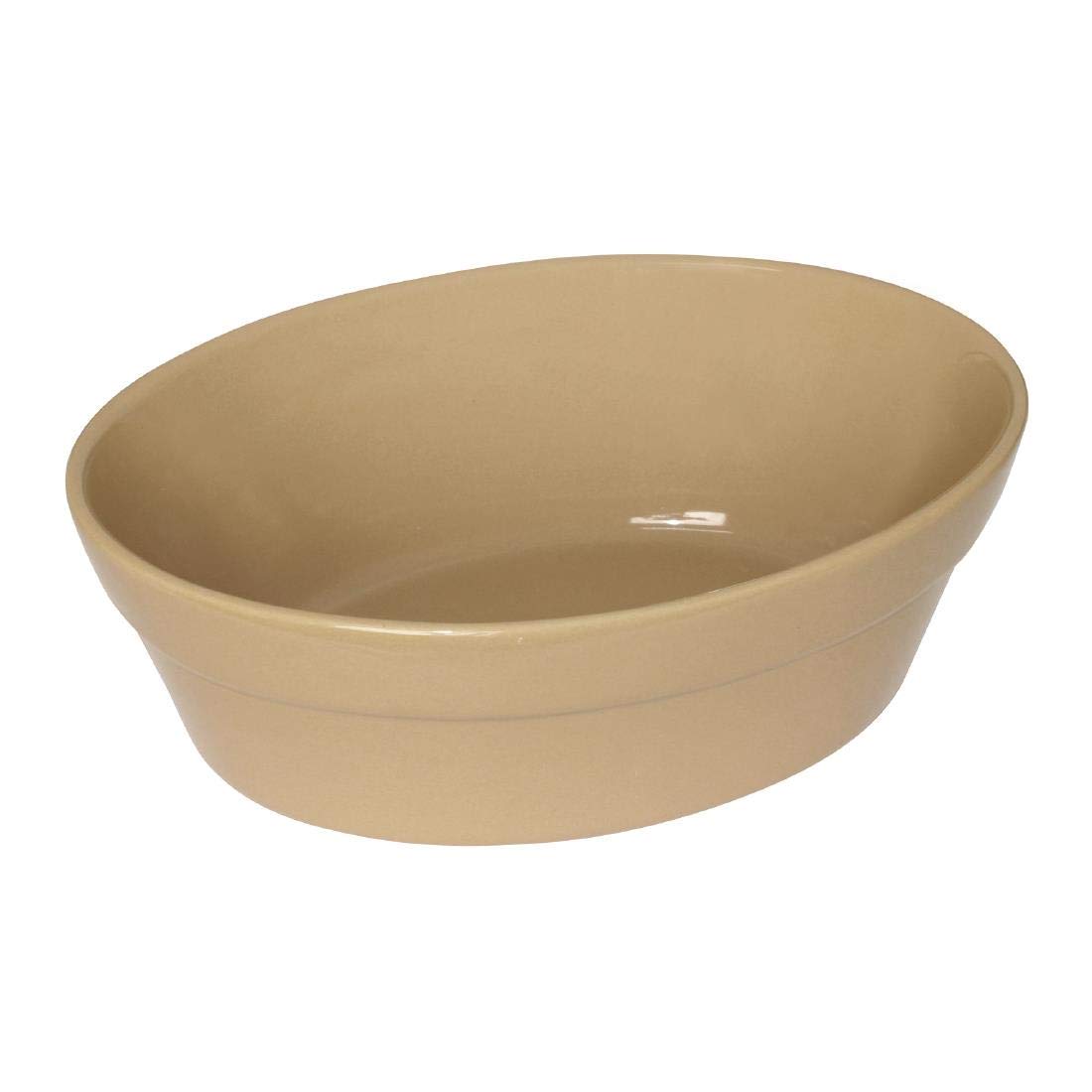 Olympia Earthenware Oval Pie Bowls 52X161X116mm Stoneware Kitchen Dish 6pc