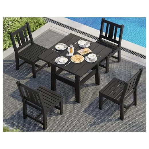 Best outdoor chair with umbrella 5-Piece Outdoor Dining Set for Gatherings