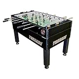 Tornado Tournament 3000 Foosball Table - Made in The USA - Commercial Quality for The Home - Incredible Table Soccer Game (1 Man Goalie, Black)