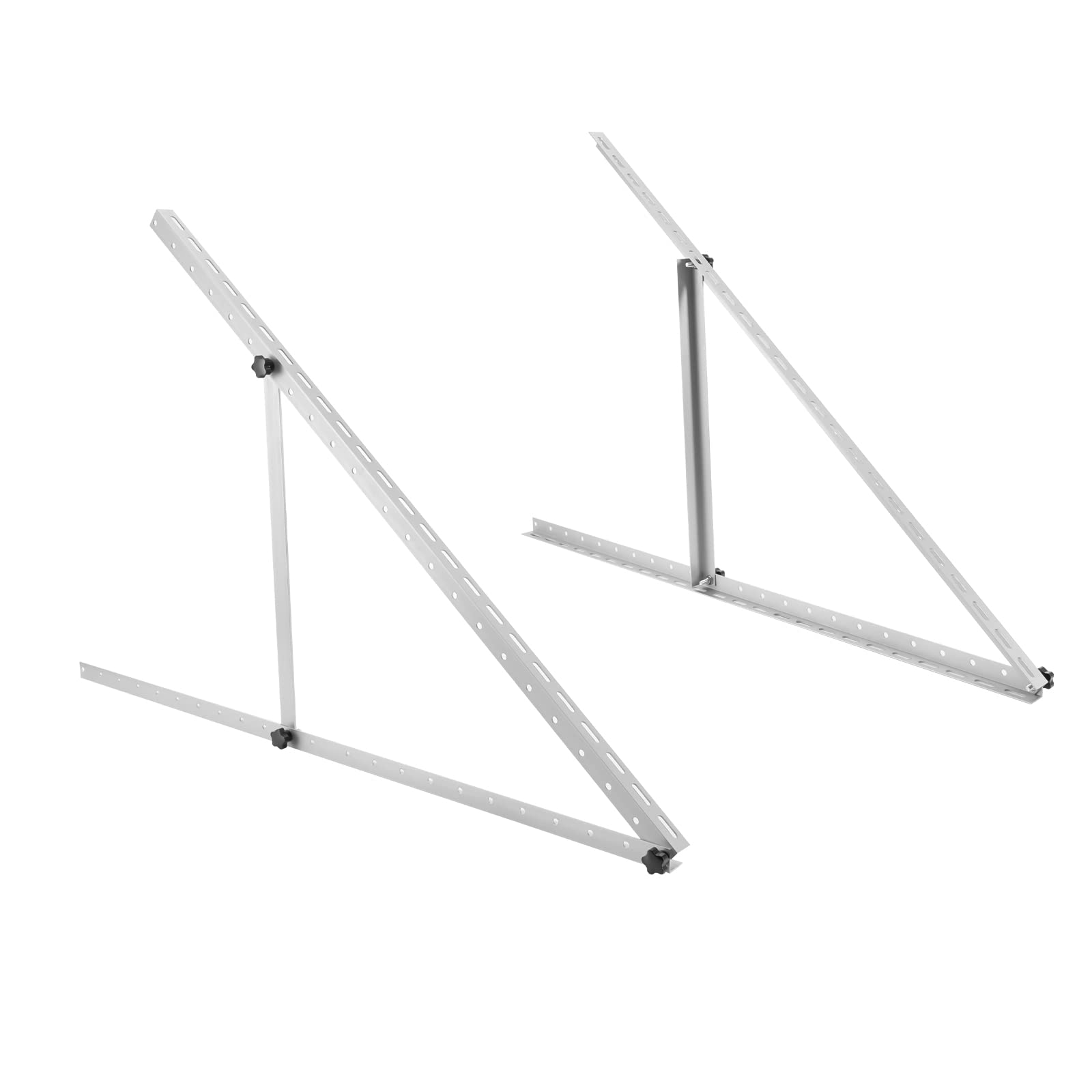 Support Panneau Solaire,2x Support Pv Panneau Solaire Montage Panneau Solaire RéGlable Support Pour Centrale éLectrique,Balcon,Angle RéGlable 0 à 90°
