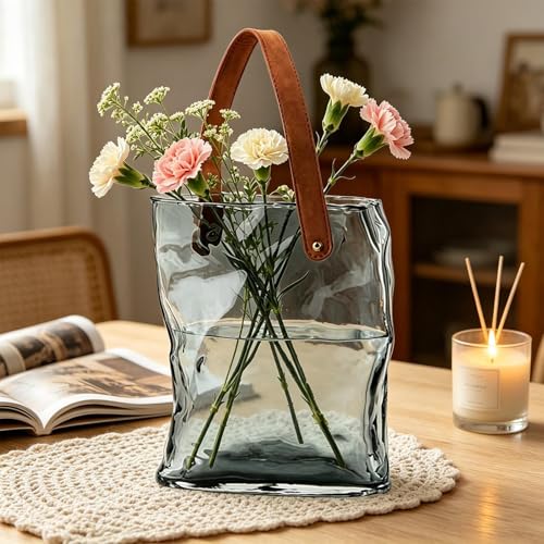 Vase pochette stable pour composition florale de centre table - 7
