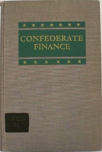 Confederate finance B0007DFB9U Book Cover