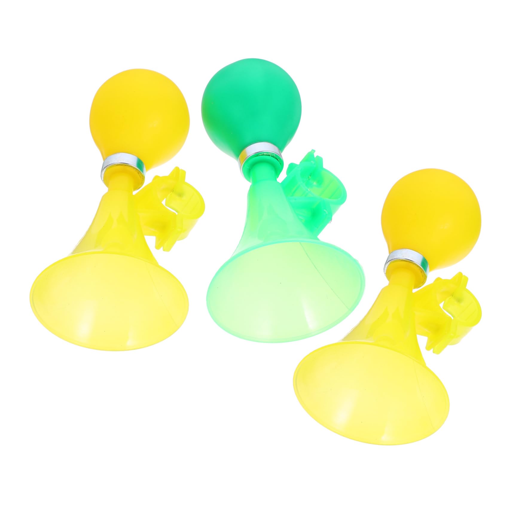 Toddmomy 3Pcs Bike Air Horn Loud Handlebar Alarm for Cycling Scooters Durable Easy to Install Random Color for Safety Visibility The Road