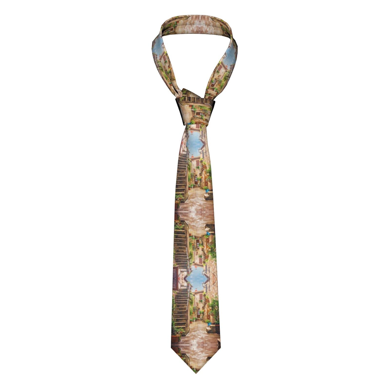 Italian Street Men Ties Silk Neck Tie For Men Wedding Business Formal Neckties