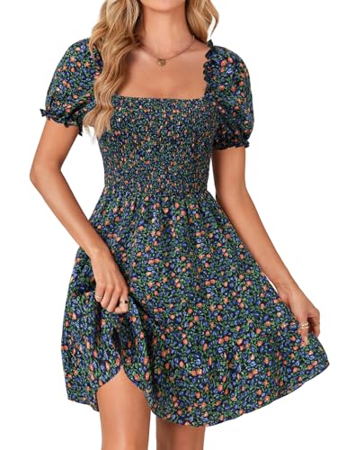 Image of Rooscier Women's Summer Boho Mini Dress