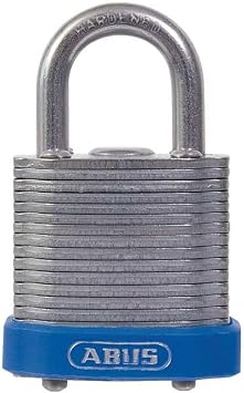 ABUS 41/30 Eterna Laminated Steel Keyed Different Padlock, Silver