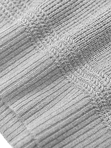 Men's Lightweight Crewneck Sweater Soft Touch Waffle Stitch Pullover for Men4