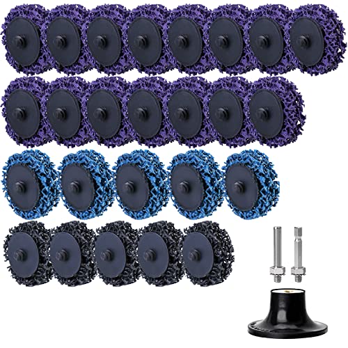 5x 125mm CSD-Schleifscheiben Für Winkelschleifer – Grobreinigungsscheibe, Nylongewebe, Entfernt Farbe & Rost (Violett)