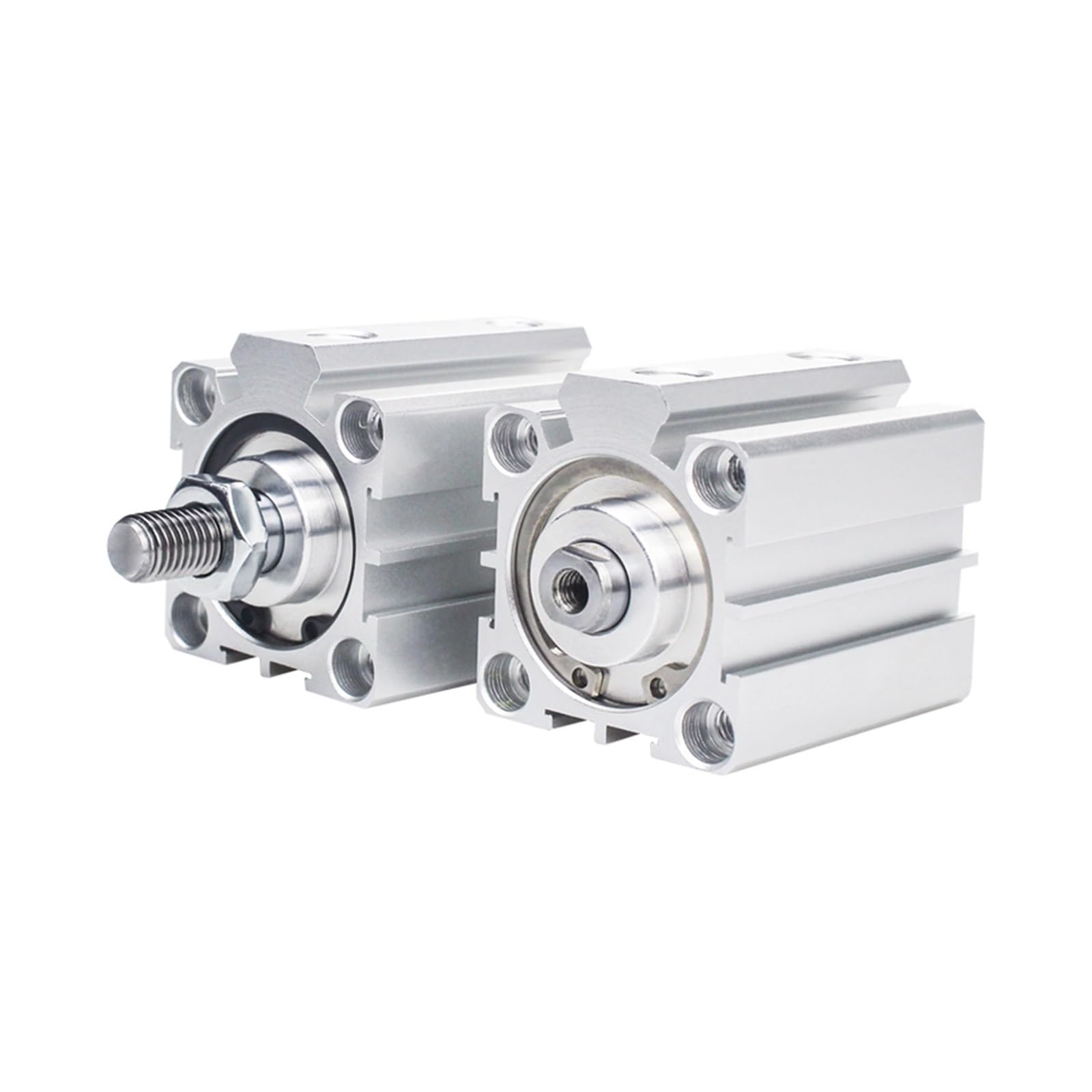 Cylindre mince SDA20-150-B a raccord pneumatique male pour montage carre