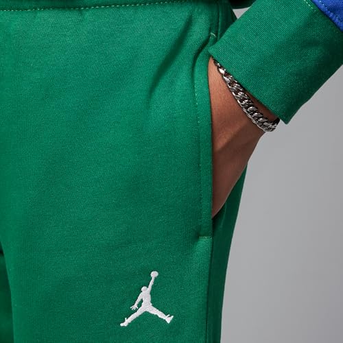 Jordan MJ Brooklyn Fleece Essentials Big Kids' Pants (95D234-E1P, Pine Green)4