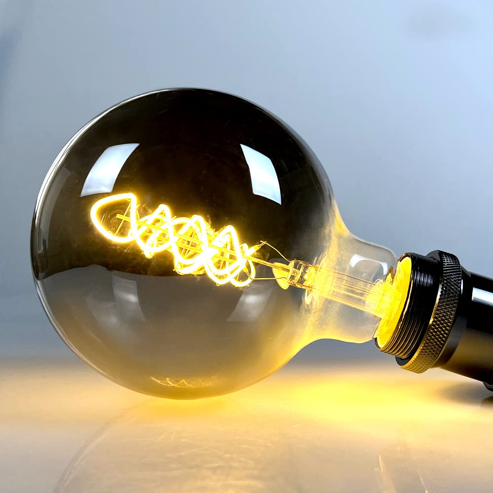 Ampoule LED G125 Alien Edison, 4W (25W Eq), Lumière Chaude 2000K