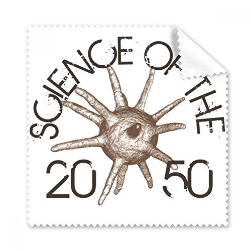 Écran de cadeau chiffon nettoyage lunettes science cellulaire illustrer tissu