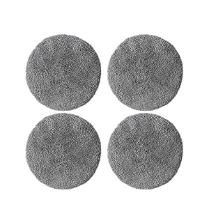 AYBAL Fensterreinigungsmopps kompatibel mit HUTT DDC5 DDC55 PuRuikai N361 Teilepaket Elektrischer Fensterreiniger Roboter Mop Ersatzteile Kits (Farbe: 4 Stück)