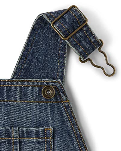 Image of The Children's Place Baby Boys' And Toddler Denim Short Overall