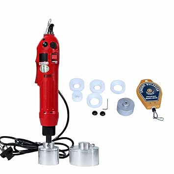 Electric Bottle Capping Machine | Portable Semi-Automatic Screw Cap Sealer | Adjustable 10–50mm Capper for Plastic & Glass Bottles