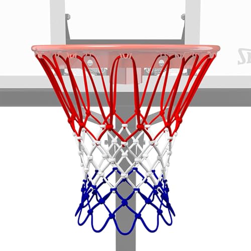 Image of Spalding Basketball Net | 12 Loops | Fits Standard Indoor or Outdoor Rims | Basketball Hoop Net Replacement
