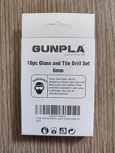 Gunpla 10 Pieces Drill Bits 6mm Glass and Tile Drill Bit Set Tungsten Carbide Drilling Tool 9 Gunpla 10 Pieces Drill Bits 6mm Glass and Tile Drill Bit Set Tungsten Carbide Drilling Tool - Image 9