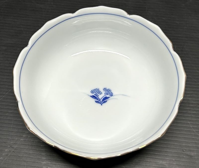 Amazon.co.jp: 有田焼 清秀作 京古染 めぐみ 浅小鉢揃 5客 小花