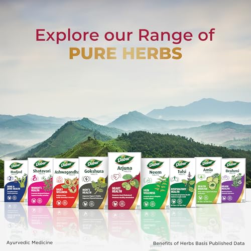 DABUR Arjuna Tablets - 60 Tabs | Promotes Heart Health | Manages Cholesterol Level | Promotes Healthy Metabolism,Pack of 1 - Image 6