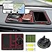 Tapis antidérapant 4 en 1 pour voiture,Tapis Telephone Voiture Antidérapant,Tapis Support Telephone Voiture avec Support de Téléphone Portable Rotatif à 360 °,Aromathérapie de Voiture