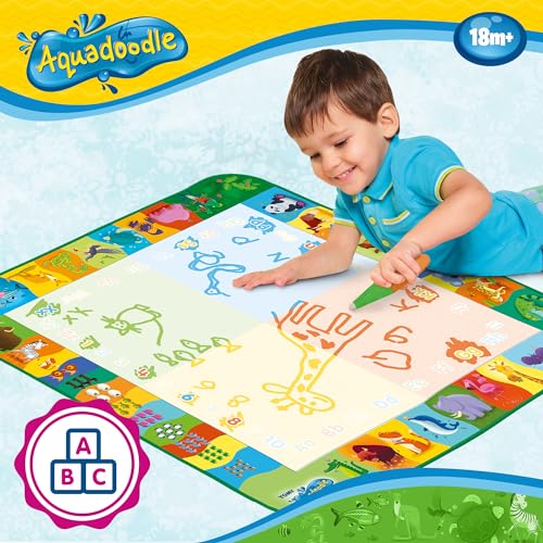 Aquadoodle Classic Large Water Doodle Mat, Official TOMY No Mess Colouring and Drawing Game, Suitable for Toddlers and Children From 18 Months+