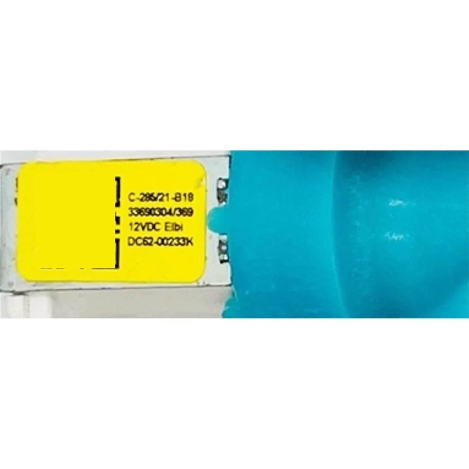 Elettrovalvola Ingresso Acqua, DC62-00233K C-286/21-B18 | Componente sostitutivo for il controllo della presa dell'acqua elettrica della lavatrice 12VDC